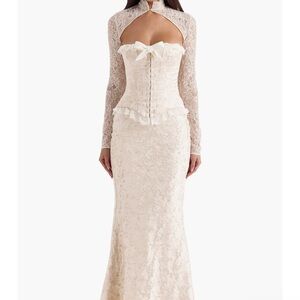 House of CB Cream Lace 3 piece set